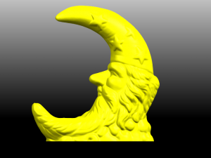 moon starry starry night 3D-printmodel