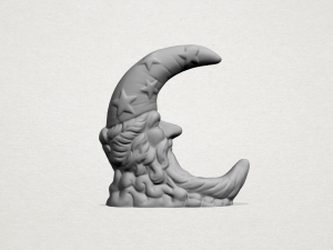 moon starry starry night 3D-printmodel