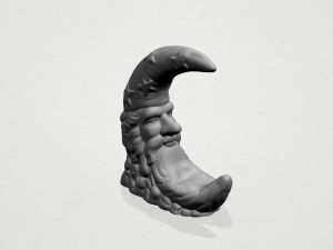 moon starry starry night 3D-printmodel