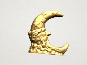 moon starry starry night 3D-printmodel
