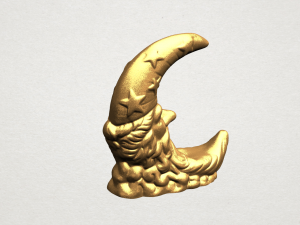 moon starry starry night 3D-printmodel