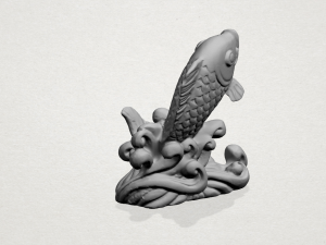 standing fish standing fish 3D 프린트 모델