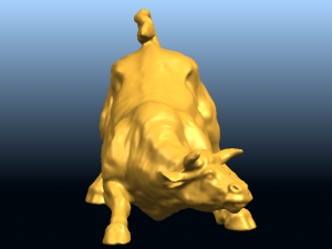 bull 01 3Dプリントモデル