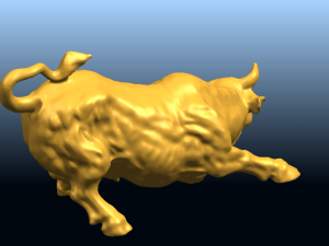 bull 01 3Dプリントモデル