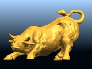 bull 01 3Dプリントモデル