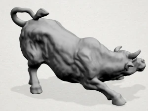 bull 01 3D Print Model