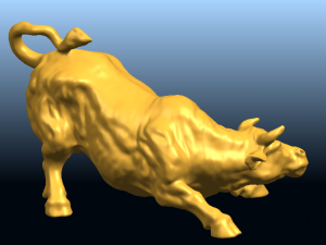 bull 01 3Dプリントモデル