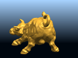 bull 01 3Dプリントモデル
