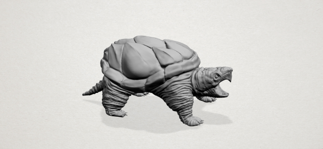 giant tortoise 3Dプリントモデル .c4d .max .obj .3ds .fbx .stl .blend 