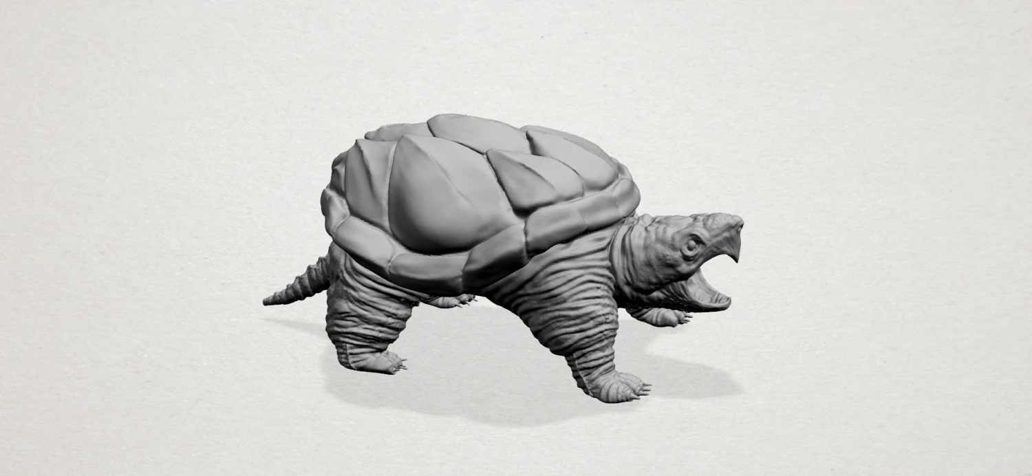 giant tortoise 3D Print Model .c4d .max .obj .3ds .fbx .stl .blend 