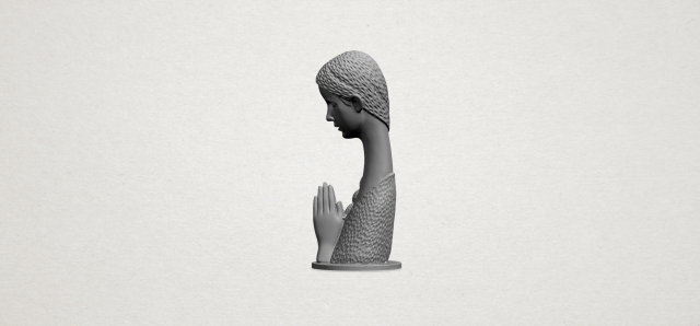 asian girl ii 3D-printmodel .c4d .max .obj .3ds .fbx .stl .blend 