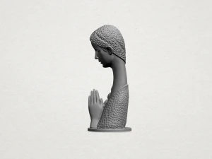 Азіатська дівчина II 3D Принт Модель