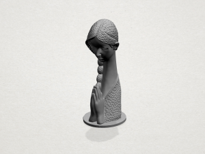 asian girl ii 3D-printmodel
