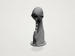 asian girl ii 3D Print Model
