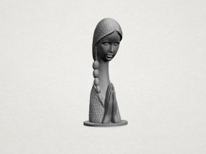 asian girl ii 3D-printmodel