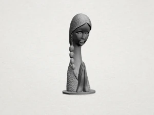 asian girl ii 3D Print Model