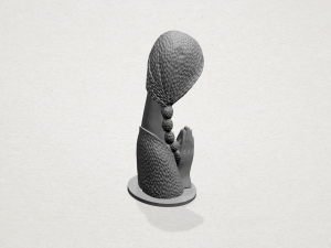 asian girl ii 3D-printmodel