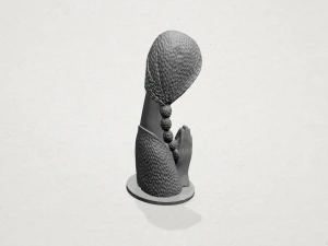 asian girl ii 3D Print Model