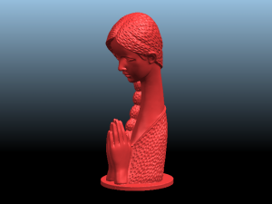 asian girl ii 3D-printmodel