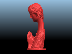 asian girl ii 3D-printmodel