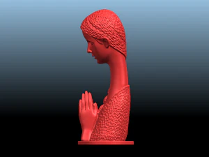 asian girl ii 3D Print Model