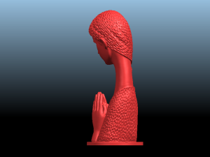 asian girl ii 3D-printmodel
