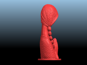 asian girl ii 3D-printmodel