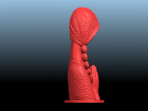asian girl ii 3D Print Model