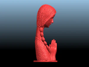 asian girl ii 3D Print Model
