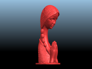asian girl ii 3D-printmodel