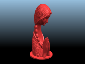 asian girl ii 3D-printmodel