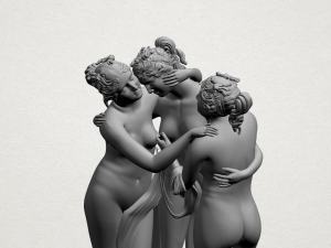 sculpture of three grace i 3D Print Model