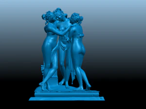 sculpture of three grace i 3D Print Model