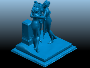 sculpture of three grace i 3Dプリントモデル