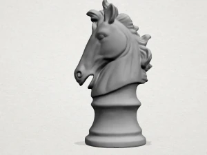 xadrez - cavaleiro Modelo de Impressão 3D