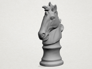 chess - knight Modelo de impresión 3D