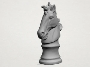 chess - knight 3D Print Model