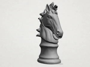 chess - knight 3D Print Model