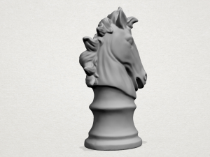 chess - knight Modelo de impresión 3D