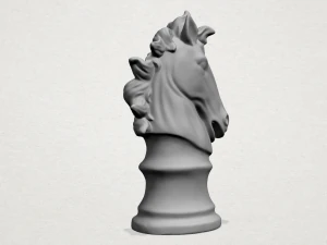 chess - knight 3D Print Model