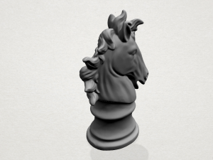 chess - knight Modelo de impresión 3D