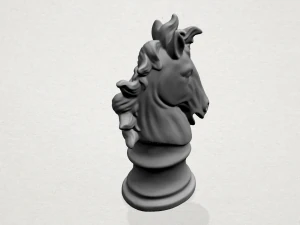 chess - knight 3D Print Model