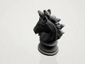 chess - knight 3D Print Model