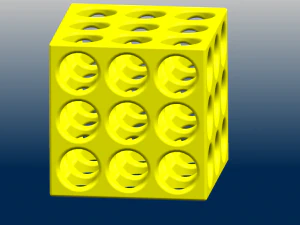 necklace - magic cube 3D Print Model