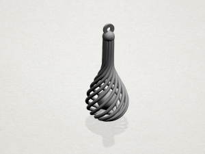 necklace - twisted vase 3D Print Model