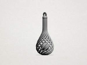 necklace - twisted vase 3D 프린트 모델