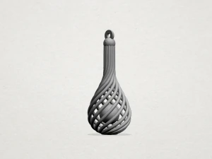 necklace - twisted vase 3D Print Model
