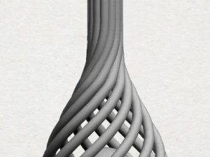 necklace - twisted vase 3D Print Model