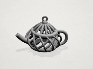 necklace - tea pot 3D Print Model