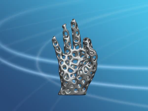ボロノイ手 3Dプリントモデル